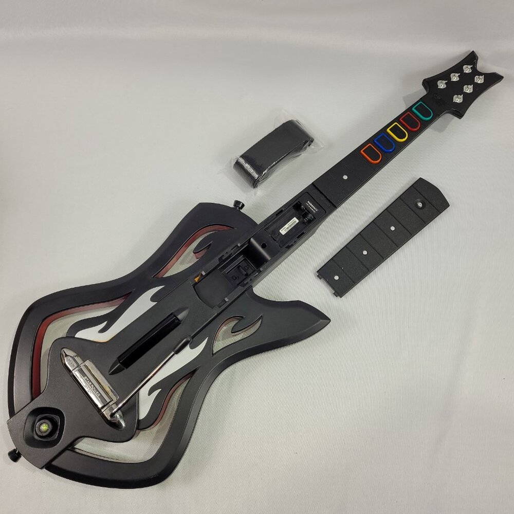 Xbox 360 Guitar Hero Warriors of Rock Wireless Guitar  NOT WORKING PARTS REPAIR
